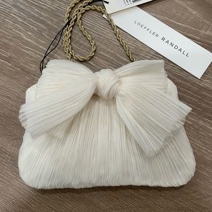 Loeffler Randall White Bow bag